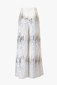 Sequin Wide-Leg Pants