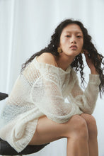 Load image into Gallery viewer, Loose Collar Knit Sweater
