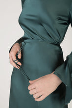 Load image into Gallery viewer, Long Sleeved Silk Dress
